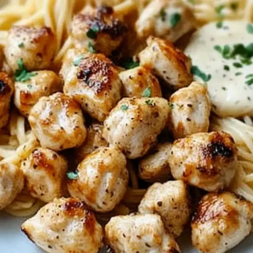 garlic butter chicken bites