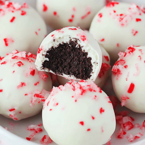 Peppermint Oreo Balls