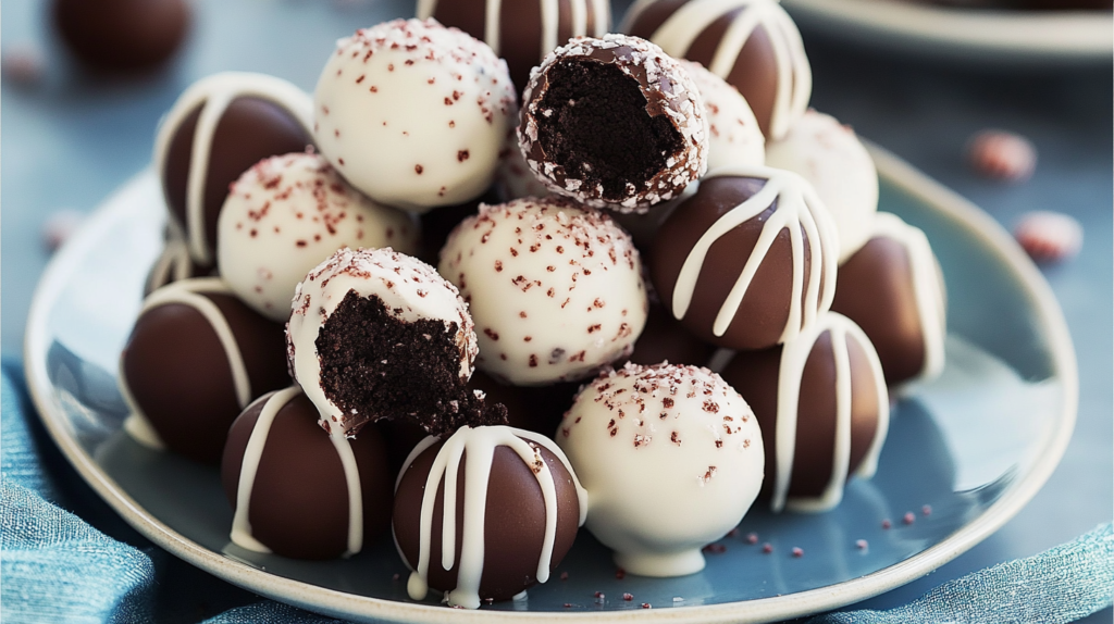 Peppermint Oreo Balls