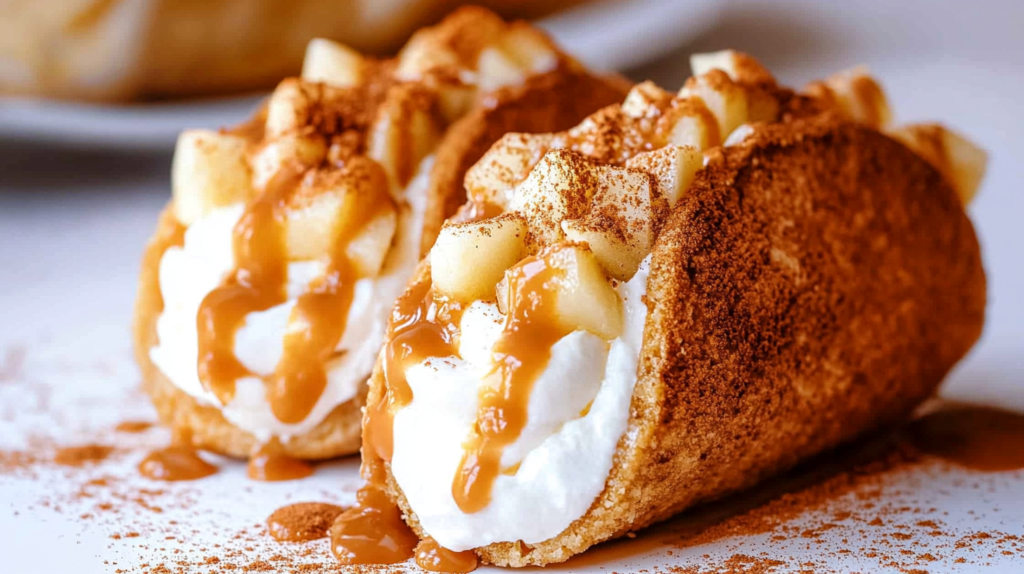 Apple Cheesecake Tacos Recipe