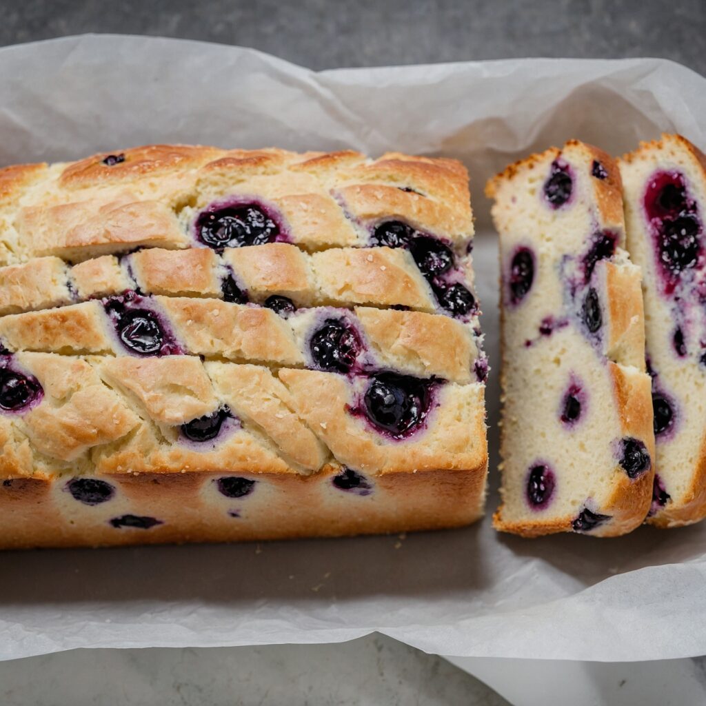 Blueberry Cream Cheese Bread