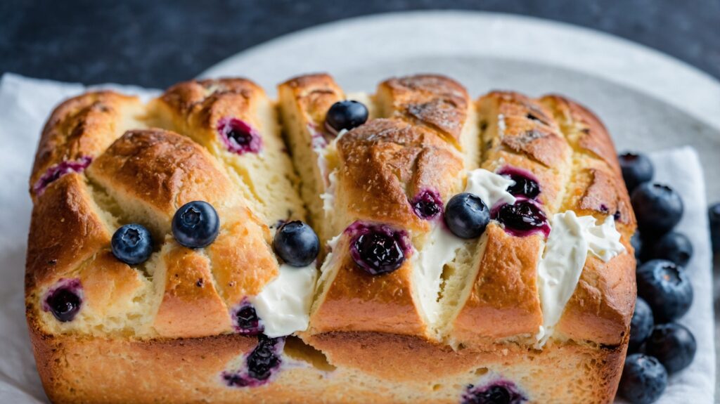 Blueberry Cream Cheese Bread