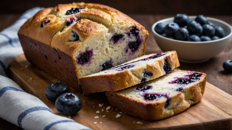 Blueberry Cream Cheese Bread