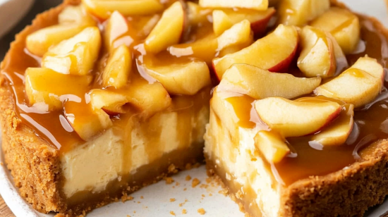 Caramel Apple Cheesecake